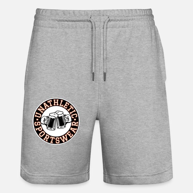 Bière non athlétique - Short de jogging bio TRAINER Stanley/Stella unisexe - gris chiné