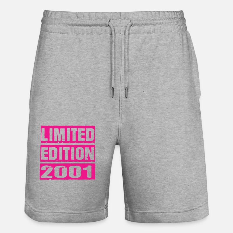 Édition limitée 2001 - Short de jogging bio TRAINER Stanley/Stella unisexe - gris chiné