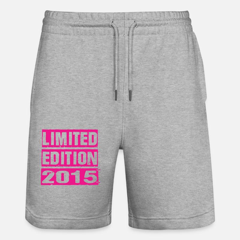 Édition limitée 2015 - Short de jogging bio TRAINER Stanley/Stella unisexe - gris chiné
