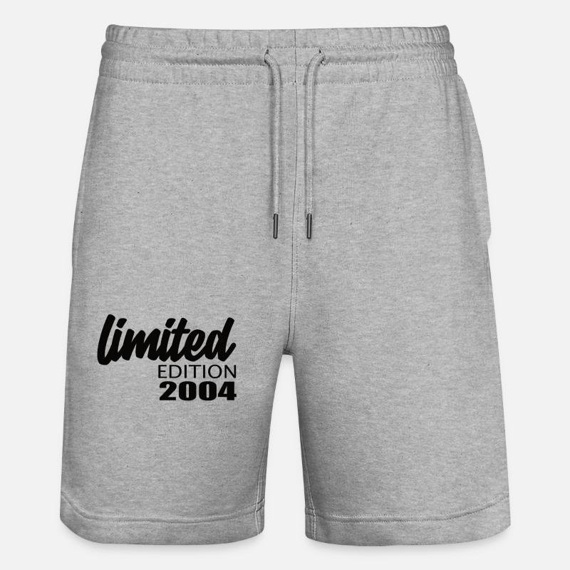 Édition limitée 2004 - Short de jogging bio TRAINER Stanley/Stella unisexe - gris chiné