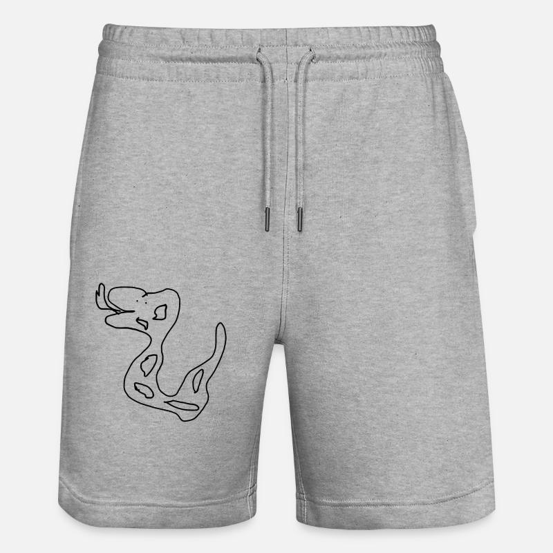Serpent - Short de jogging bio TRAINER Stanley/Stella unisexe - gris chiné