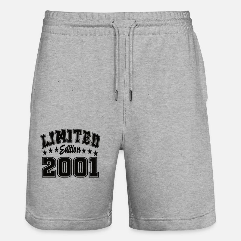 Édition limitée 2001 - Short de jogging bio TRAINER Stanley/Stella unisexe - gris chiné