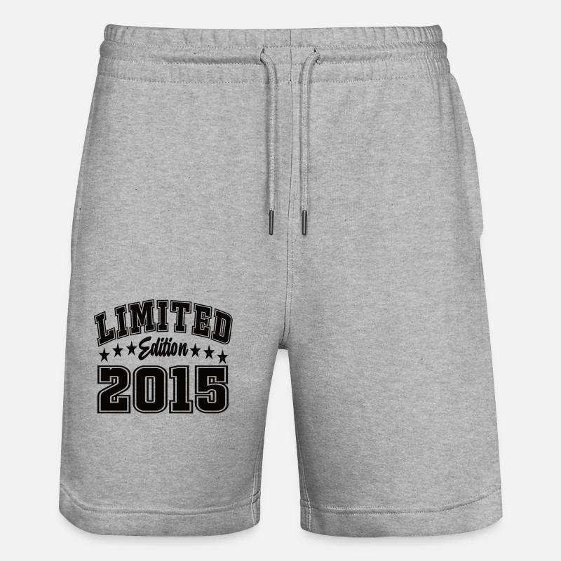 Édition limitée 2015 - Short de jogging bio TRAINER Stanley/Stella unisexe - gris chiné