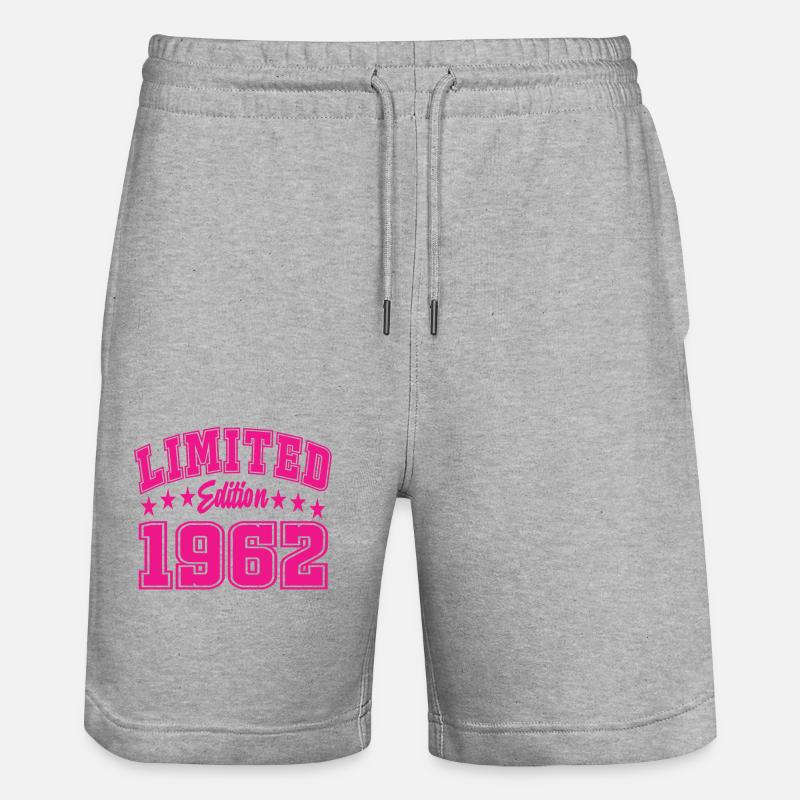 Édition limitée 1962 - Short de jogging bio TRAINER Stanley/Stella unisexe - gris chiné