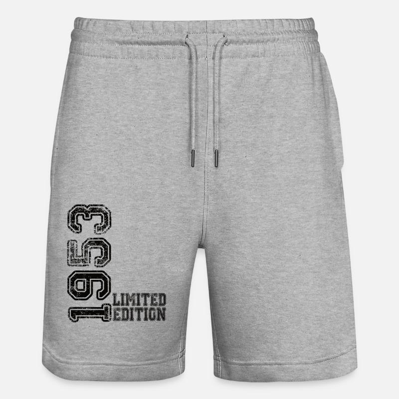 Édition limitée 1953 - Short de jogging bio TRAINER Stanley/Stella unisexe - gris chiné