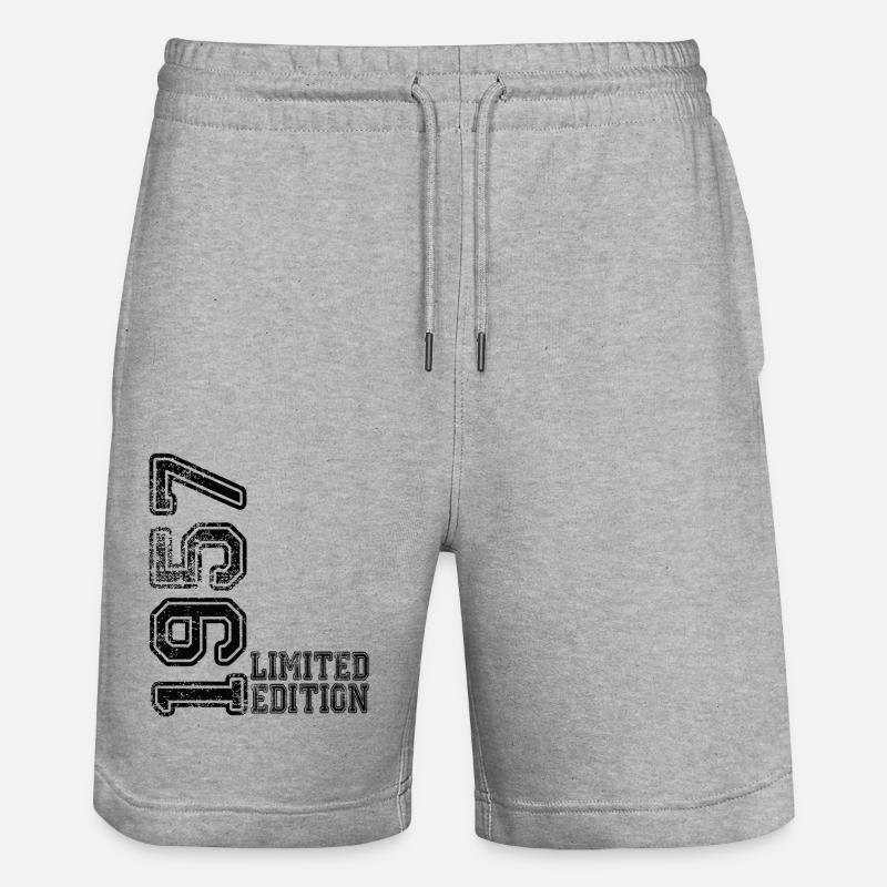 Édition limitée 1957 - Short de jogging bio TRAINER Stanley/Stella unisexe - gris chiné