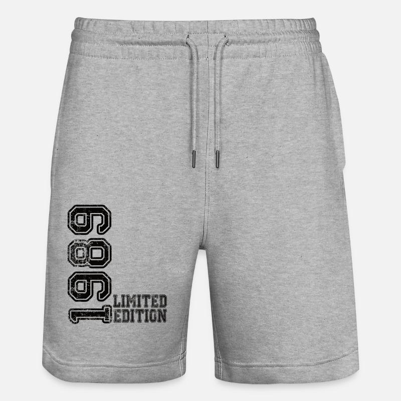 Édition limitée 1989 - Short de jogging bio TRAINER Stanley/Stella unisexe - gris chiné