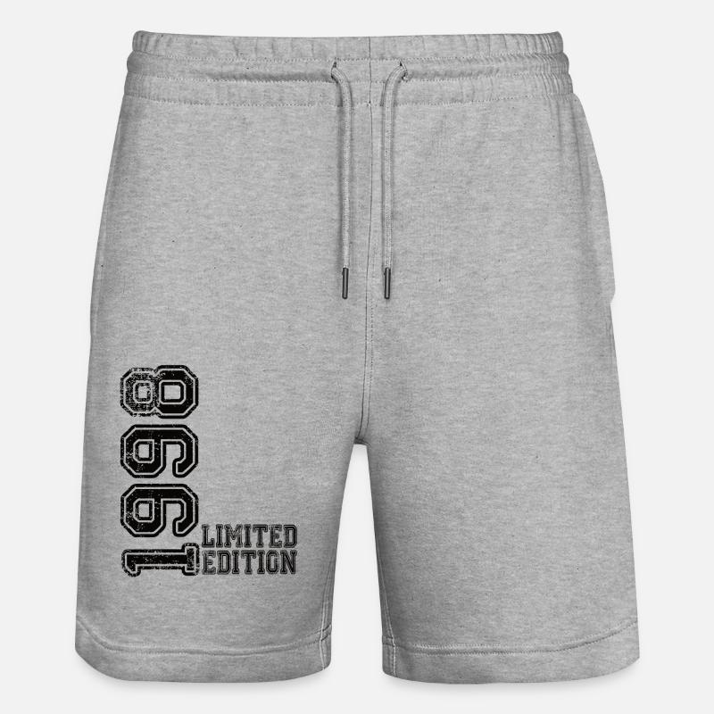 Édition limitée 1998 - Short de jogging bio TRAINER Stanley/Stella unisexe - gris chiné