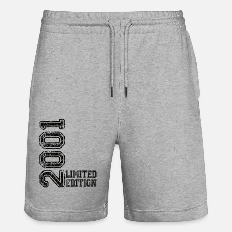 Édition limitée 2001 - Short de jogging bio TRAINER Stanley/Stella unisexe - gris chiné