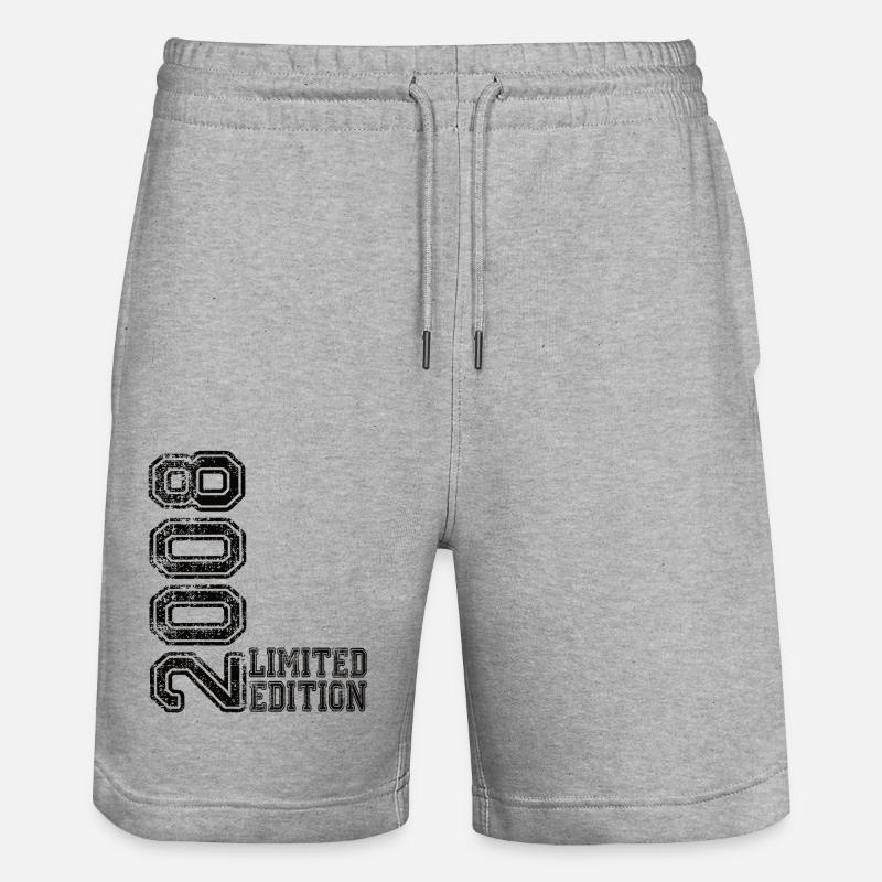 Édition limitée 2008 - Short de jogging bio TRAINER Stanley/Stella unisexe - gris chiné