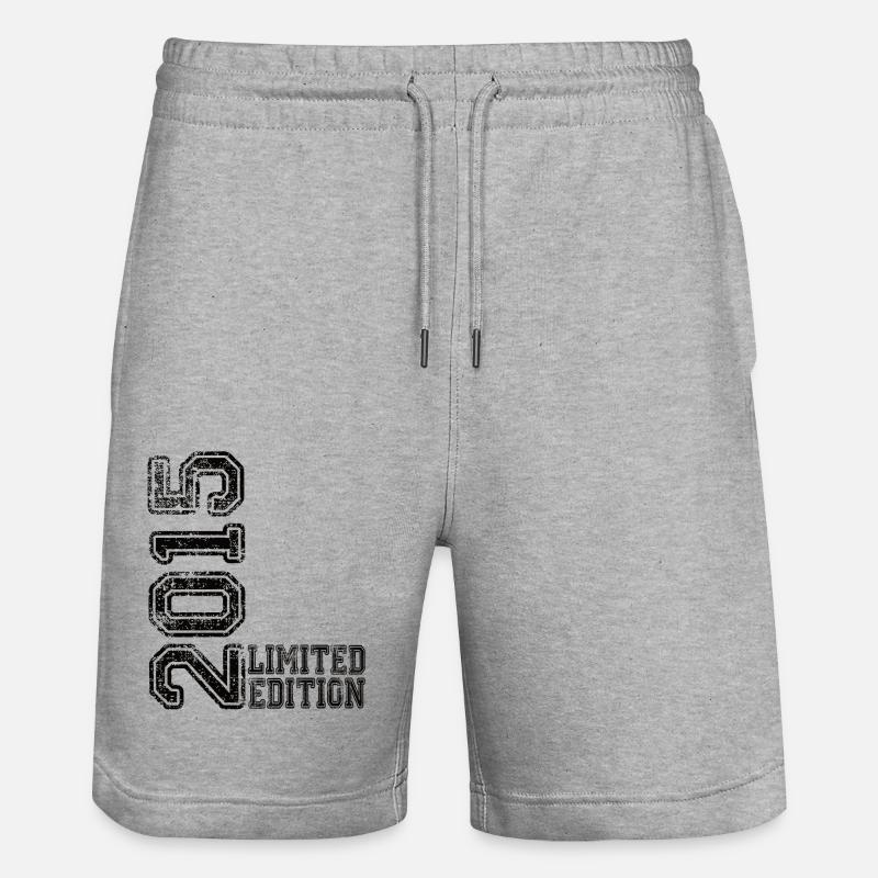 Édition limitée 2015 - Short de jogging bio TRAINER Stanley/Stella unisexe - gris chiné
