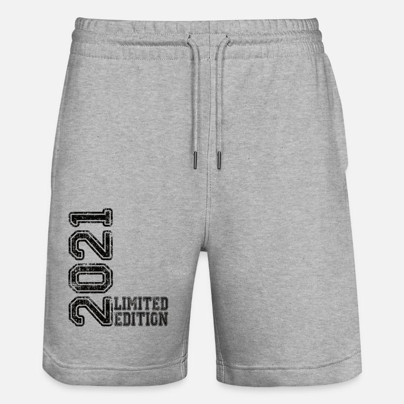 Édition limitée 2021 - Short de jogging bio TRAINER Stanley/Stella unisexe - gris chiné