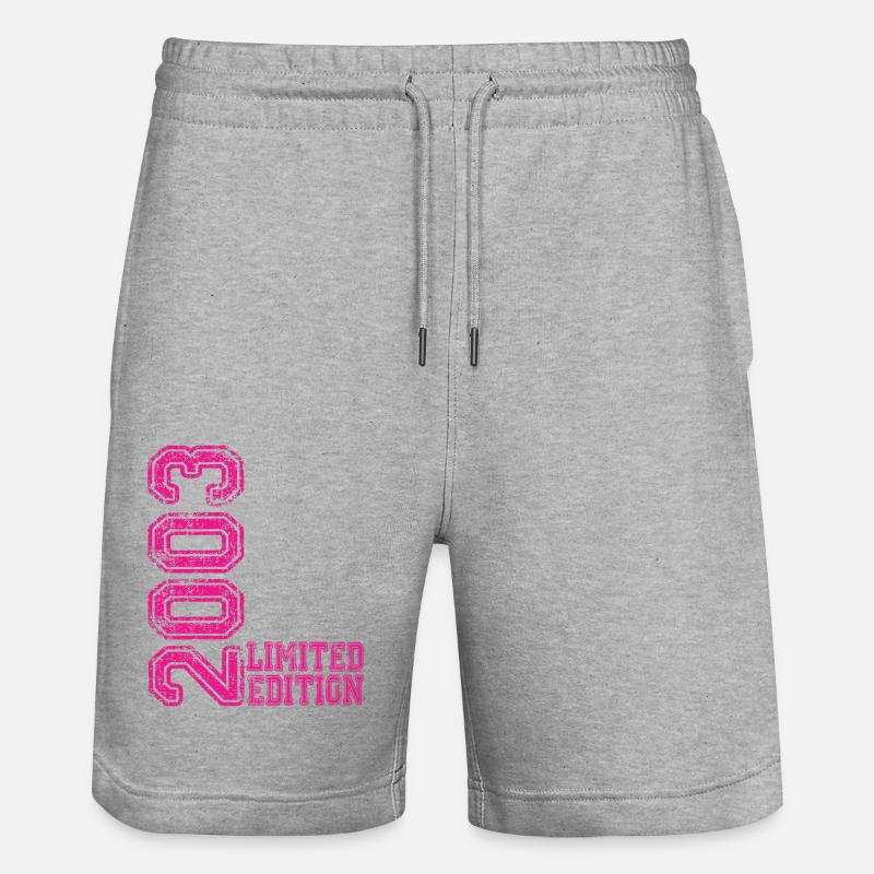 Édition limitée 2003 - Short de jogging bio TRAINER Stanley/Stella unisexe - gris chiné