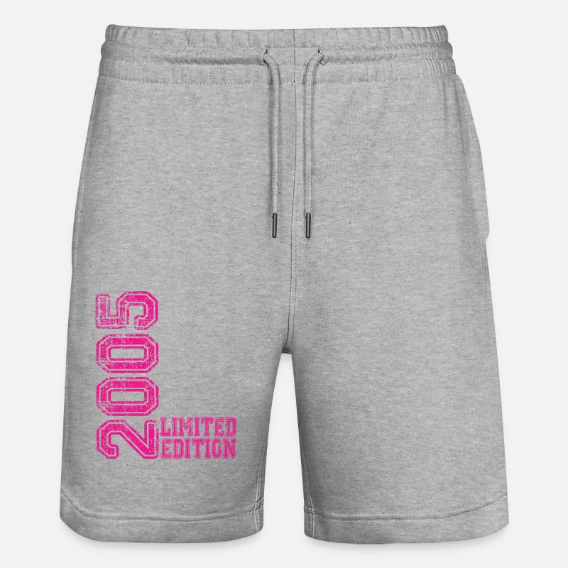 Édition limitée 2005 - Short de jogging bio TRAINER Stanley/Stella unisexe - gris chiné