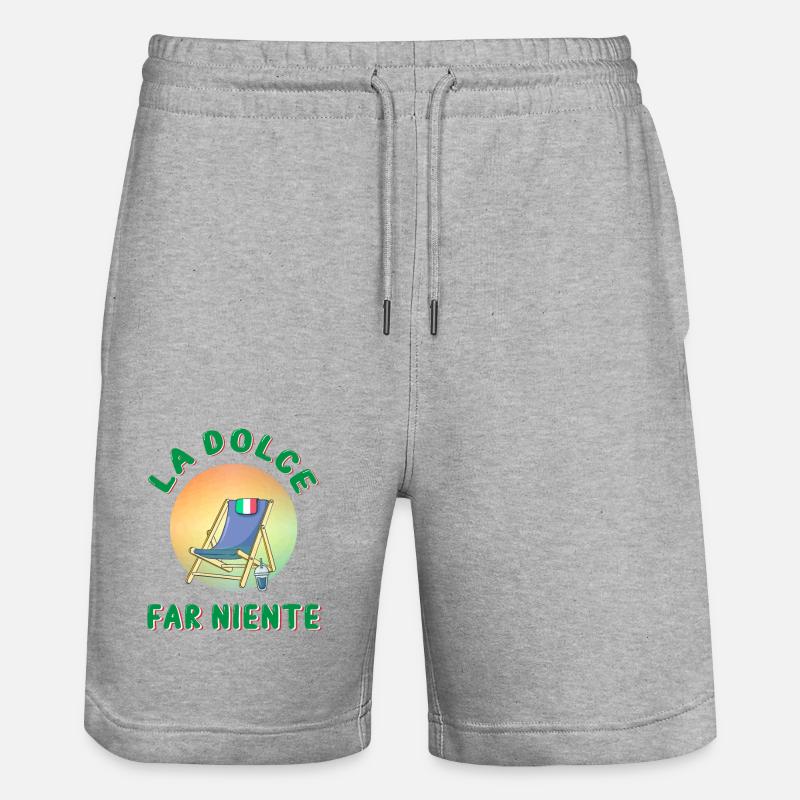 La dolce far niente - Short de jogging bio TRAINER Stanley/Stella unisexe - gris chiné