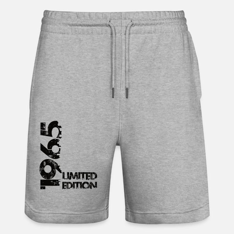 Édition limitée 1965 - Short de jogging bio TRAINER Stanley/Stella unisexe - gris chiné