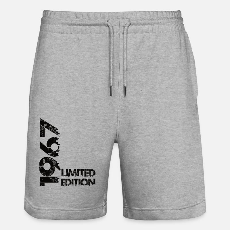 Édition limitée 1967 - Short de jogging bio TRAINER Stanley/Stella unisexe - gris chiné