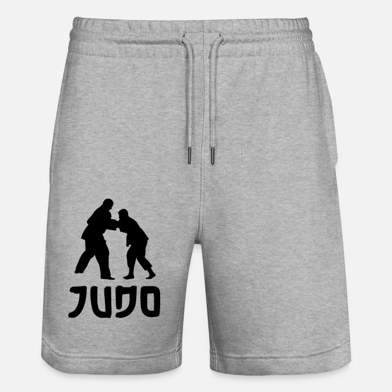 Judo - Short de jogging bio TRAINER Stanley/Stella unisexe - gris chiné