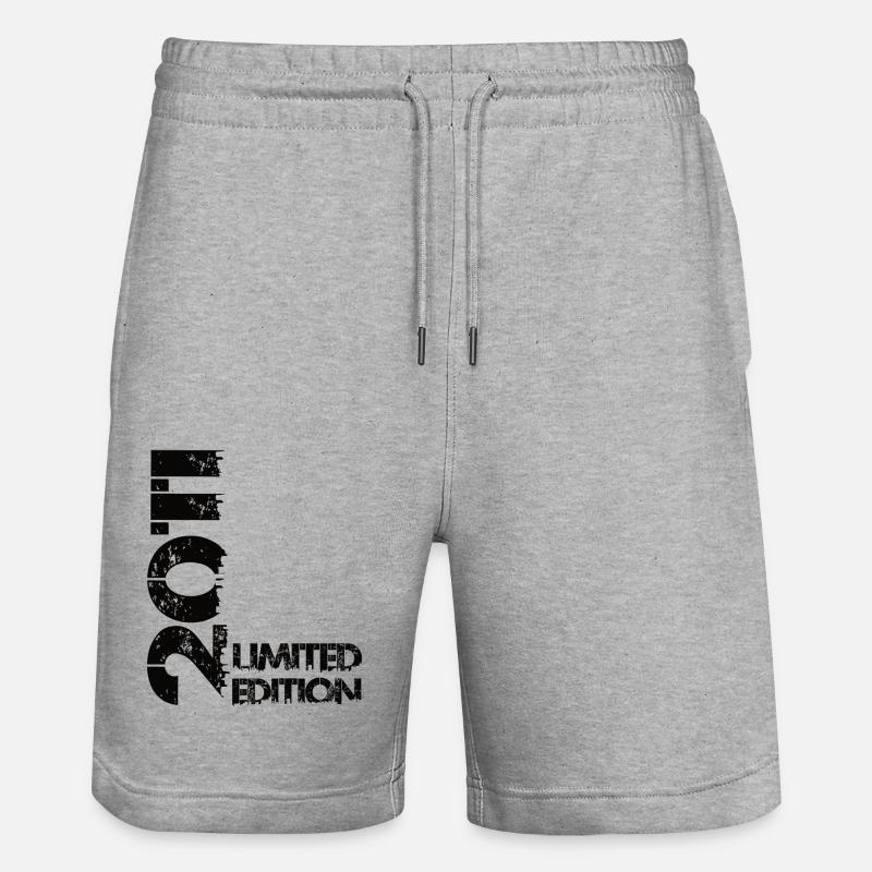 Edition Limitée 2011 - Short de jogging bio TRAINER Stanley/Stella unisexe - gris chiné