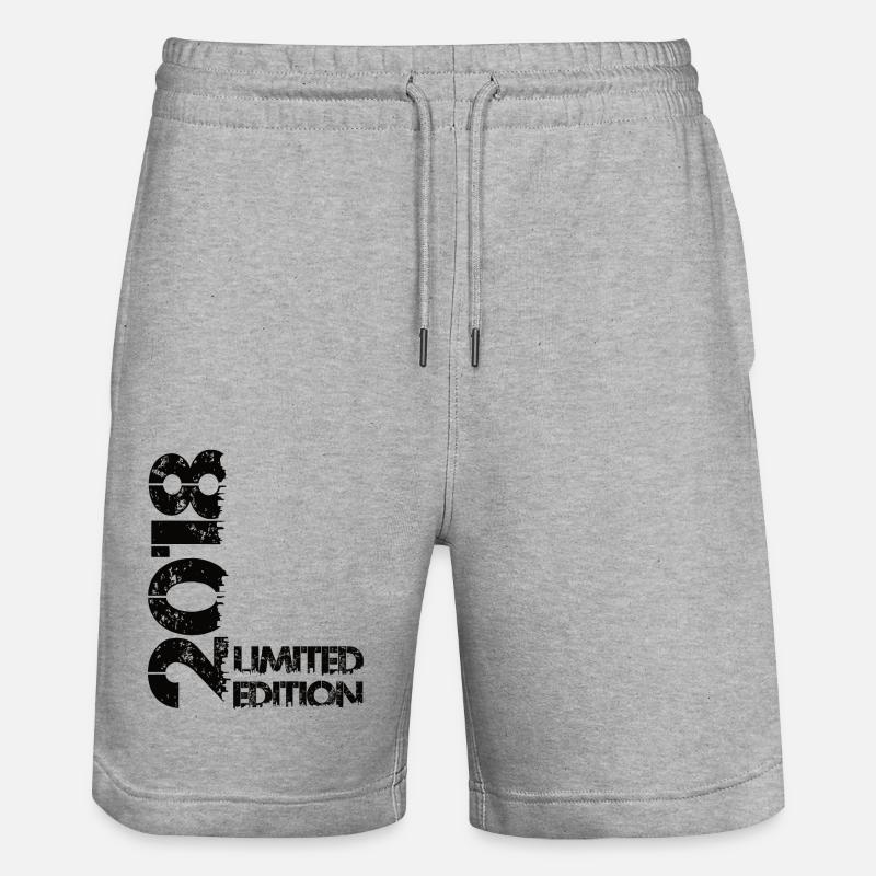 Edition Limitée 2018 - Short de jogging bio TRAINER Stanley/Stella unisexe - gris chiné