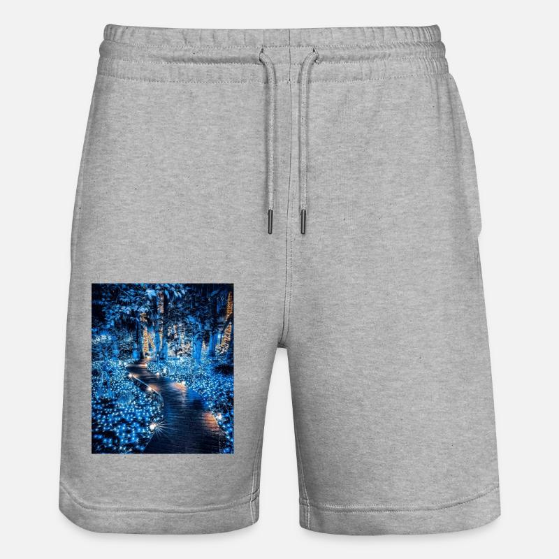 Entrez dans la forêt - Short de jogging bio TRAINER Stanley/Stella unisexe - gris chiné