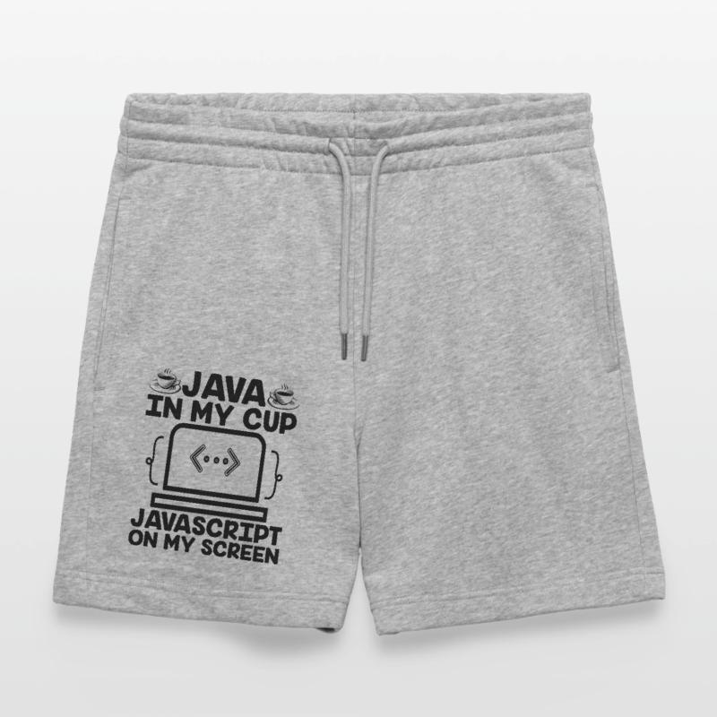 Coffee Coding Programmer Coder Developer Nerd Coff Stanley/Stella Trainer Unisex Organic Jogging Shorts