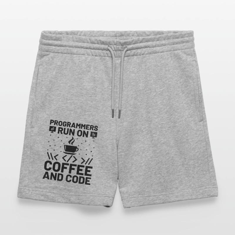 Kaffee-Codierung Programmierer Programmierer Entwickler Nerd Coff Stanley/Stella Unisex Bio Joggingshorts Trainer 