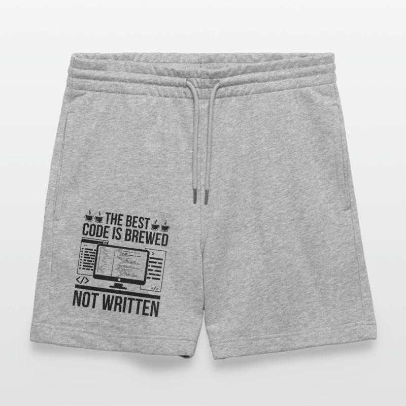 Coffee Coding Programmer Coder Developer Nerd Coff Stanley/Stella Trainer Unisex Organic Jogging Shorts