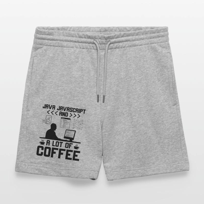 Café Codage Programmeur Codeur Développeur Nerd Coff Short de jogging bio TRAINER Stanley/Stella unisexe