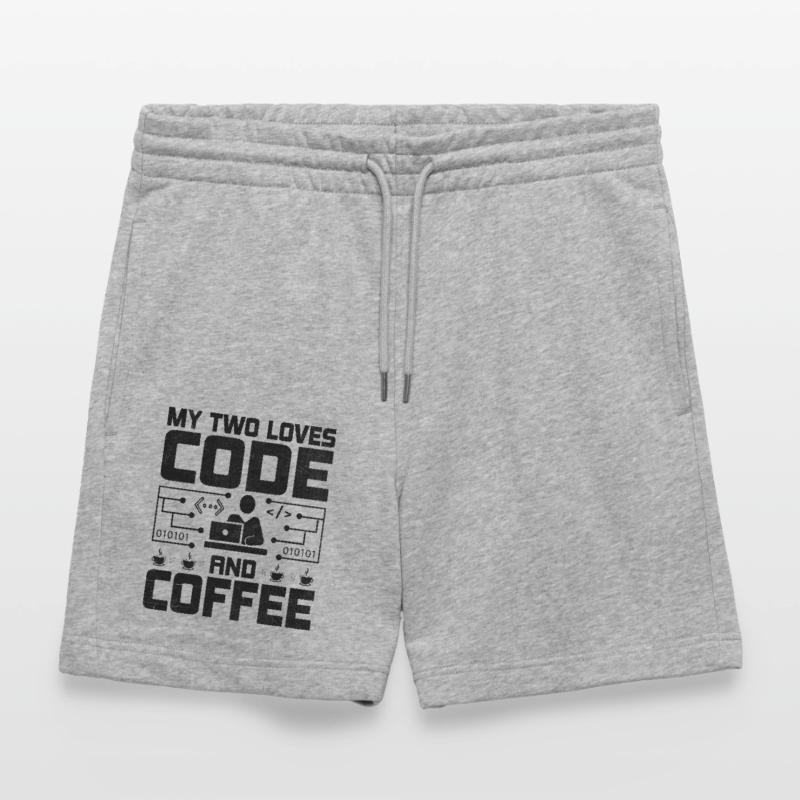Café Codage Programmeur Codeur Développeur Nerd Coff Short de jogging bio TRAINER Stanley/Stella unisexe