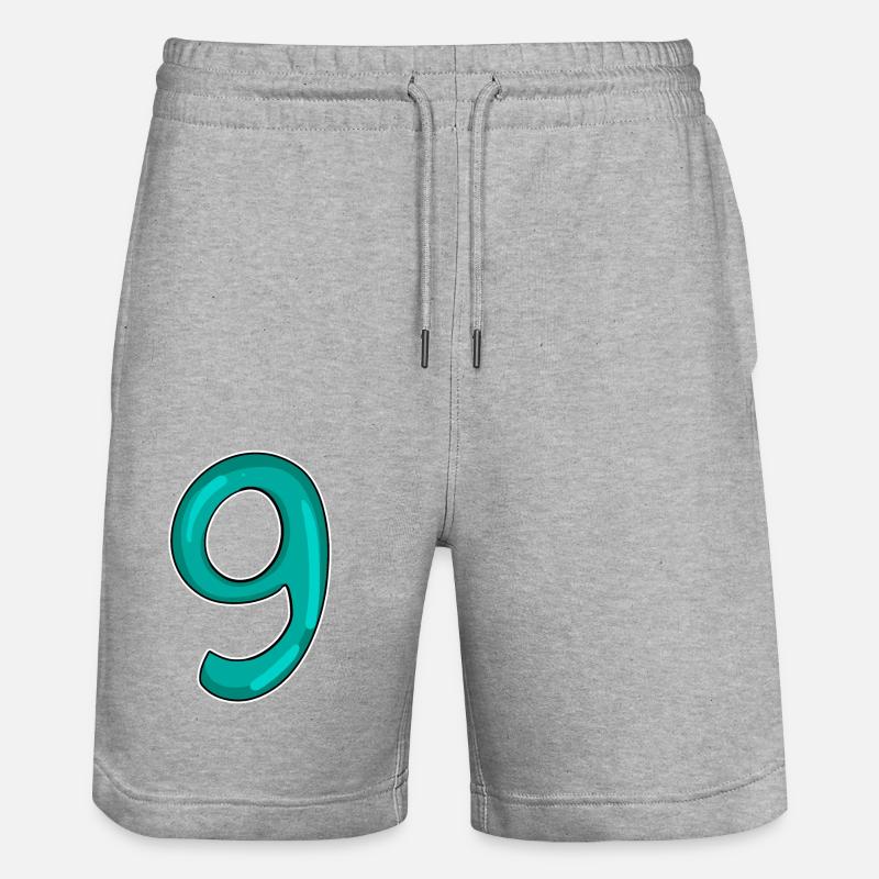 9 - Short de jogging bio TRAINER Stanley/Stella unisexe - gris chiné