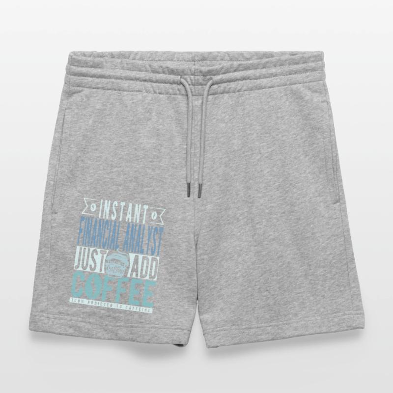 Analyste financier instantané Il suffit d’ajouter du café Short de jogging bio TRAINER Stanley/Stella unisexe