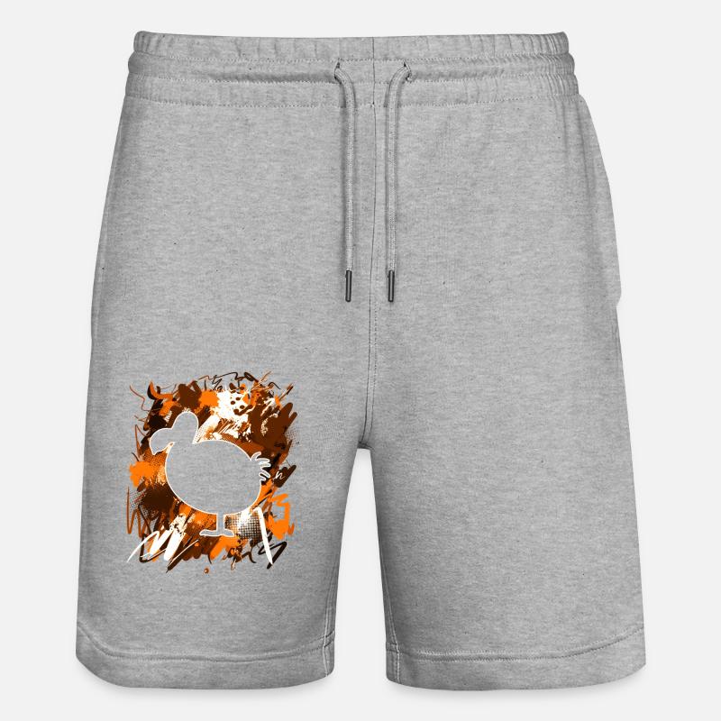 Dodo - Short de jogging bio TRAINER Stanley/Stella unisexe - gris chiné