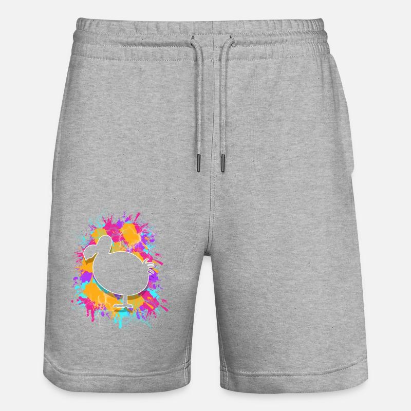 Dodo - Short de jogging bio TRAINER Stanley/Stella unisexe - gris chiné