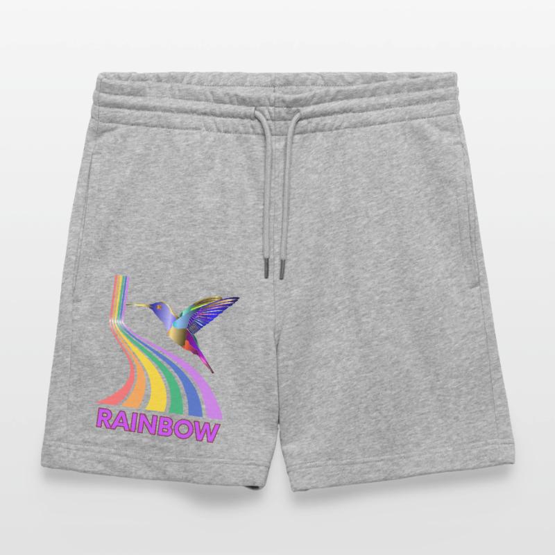 Rainbow Stanley/Stella Trainer Unisex Organic Jogging Shorts