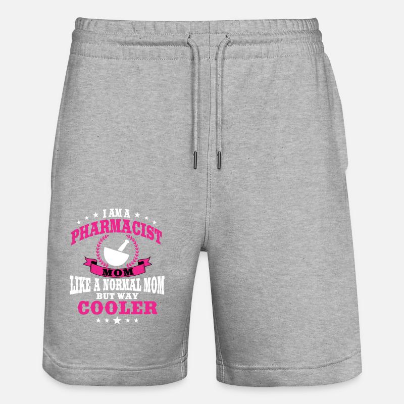Apoteker Maman - Short de jogging bio TRAINER Stanley/Stella unisexe - gris chiné