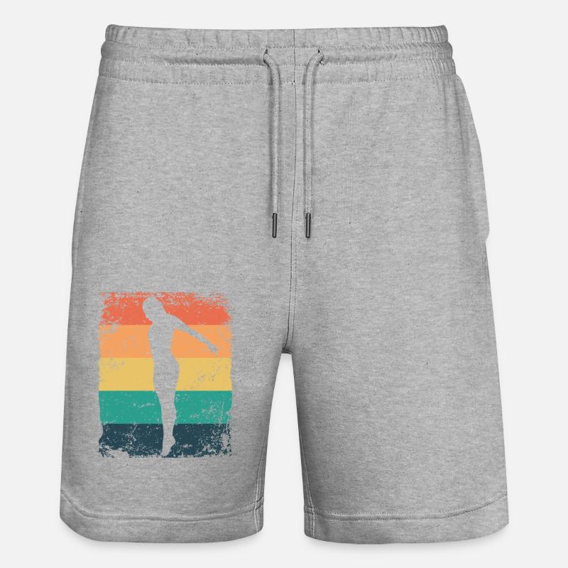Turmspringen Kunstspringen Synchronspringen - Stanley/Stella Unisex Bio Joggingshorts Trainer - Grau meliert