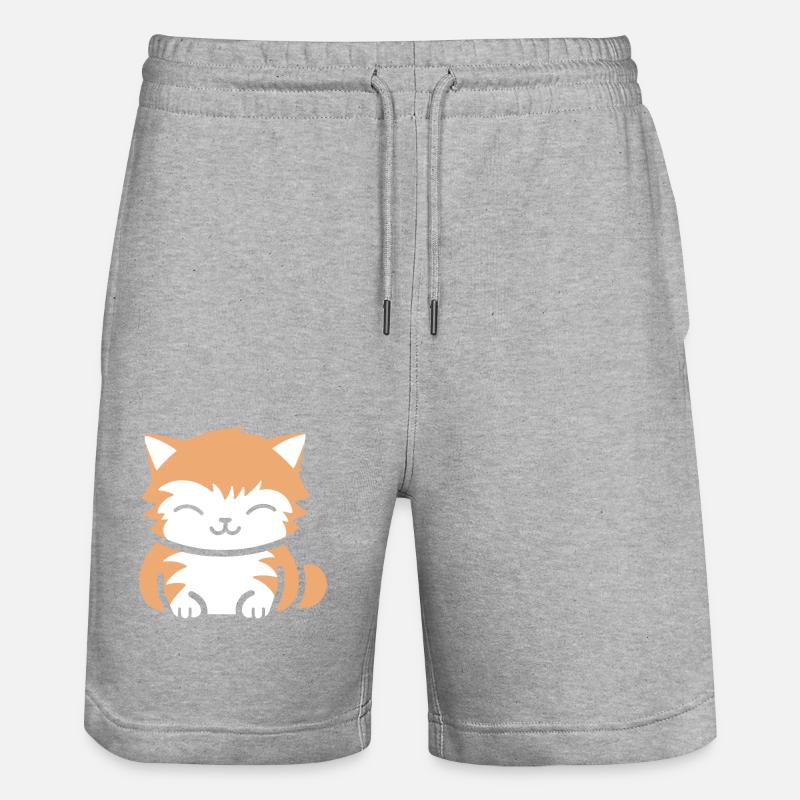 Bébé chat - Short de jogging bio TRAINER Stanley/Stella unisexe - gris chiné