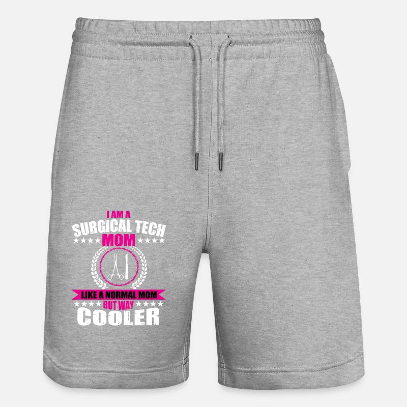 Programme für ChiChirurgisch-technischer Assistent - Stanley/Stella Unisex Bio Joggingshorts Trainer  - Grau meliert