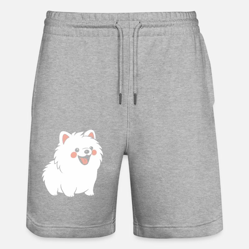 Spitz - Stanley/Stella Trainer Unisex Organic Jogging Shorts - heather grey