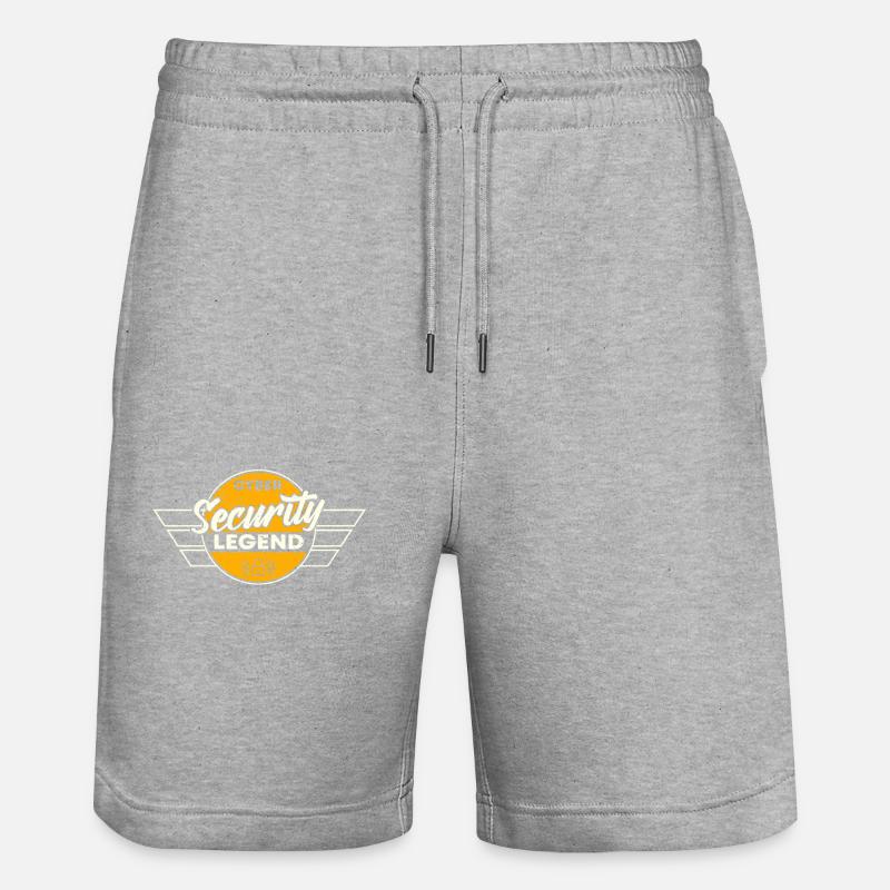 Légende de la cybersécurité - Short de jogging bio TRAINER Stanley/Stella unisexe - gris chiné