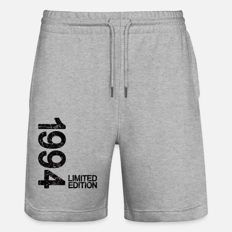 1994 Édition Limitée noire - Short de jogging bio TRAINER Stanley/Stella unisexe - gris chiné
