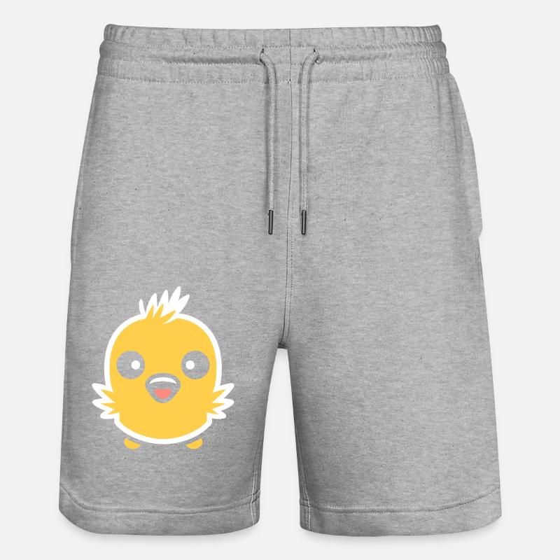 poussin - Short de jogging bio TRAINER Stanley/Stella unisexe - gris chiné