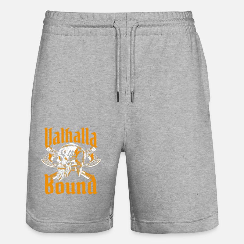 Confédération Viking Valhalla - Short de jogging bio TRAINER Stanley/Stella unisexe - gris chiné