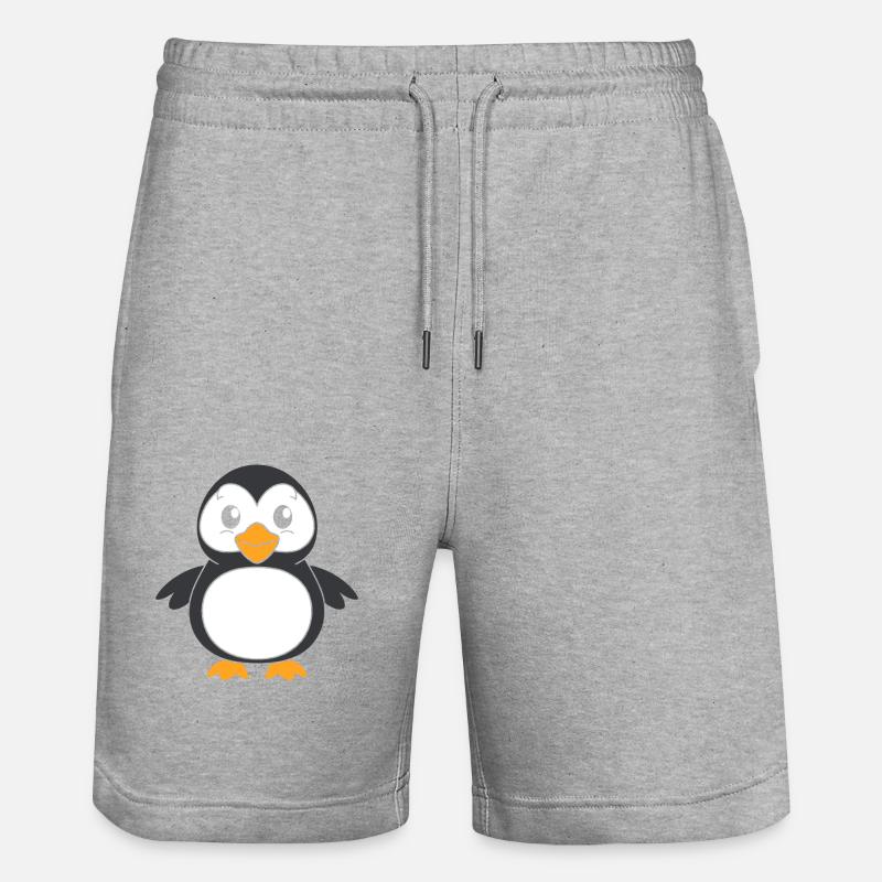 macareux - Short de jogging bio TRAINER Stanley/Stella unisexe - gris chiné