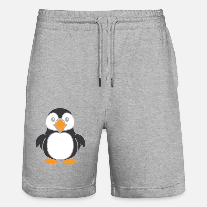 macareux - Short de jogging bio TRAINER Stanley/Stella unisexe - gris chiné