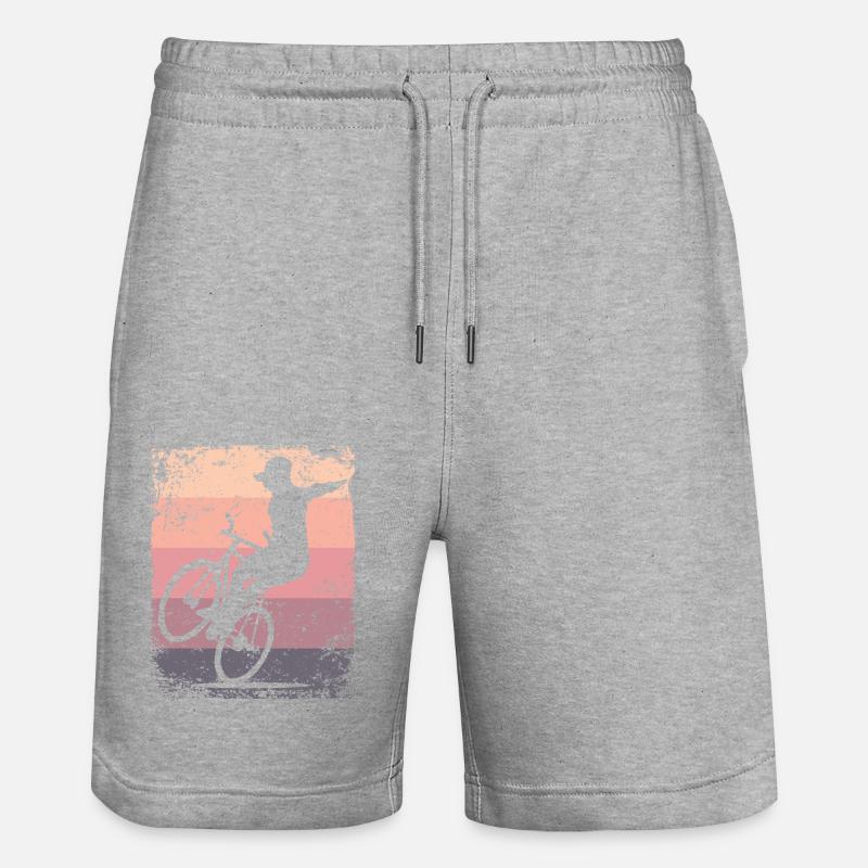 Kunstradfahren Kunstradfahrer - Stanley/Stella Unisex Bio Joggingshorts Trainer  - Grau meliert