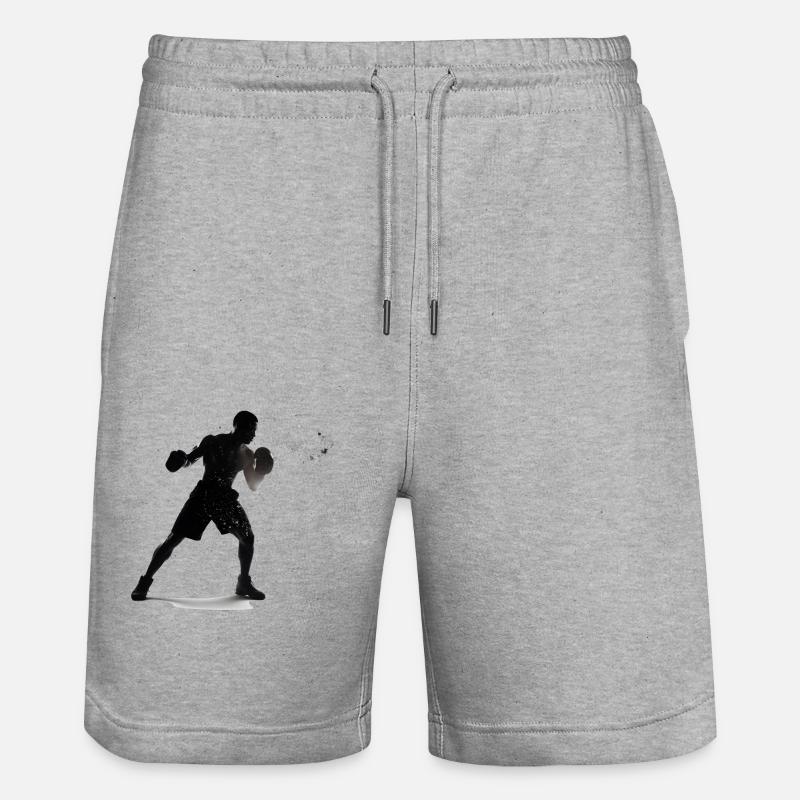 Boxe - Short de jogging bio TRAINER Stanley/Stella unisexe - gris chiné