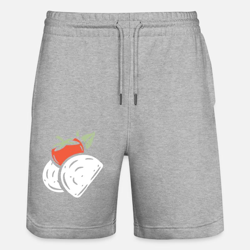 mozzarella - Short de jogging bio TRAINER Stanley/Stella unisexe - gris chiné