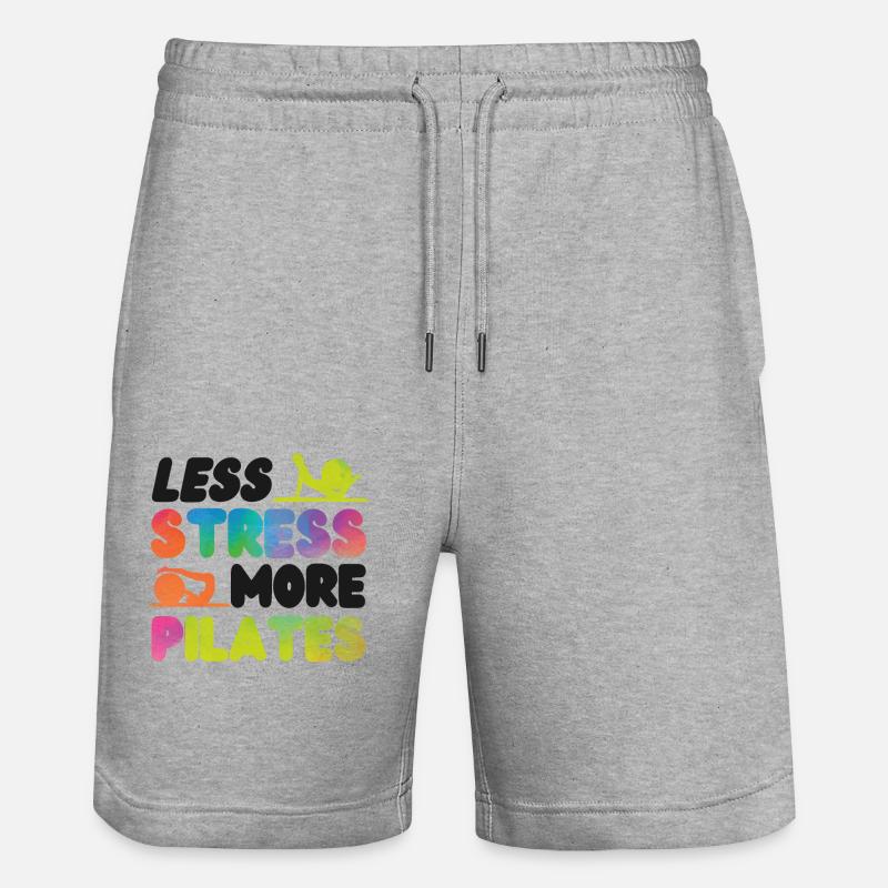 Instructeur de Pilates Enseignant - Short de jogging bio TRAINER Stanley/Stella unisexe - gris chiné